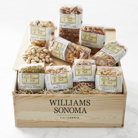 Williams Sonoma Assorted Nut Gift Crate Williams Sonoma