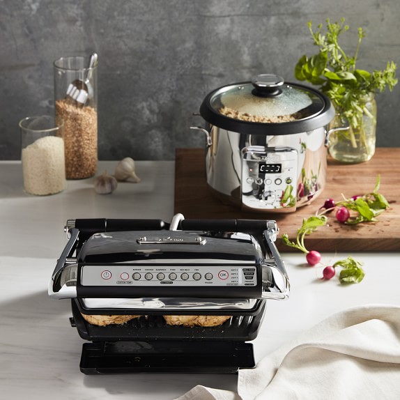 AllClad Electric Indoor Grill with AutoSense™ Williams Sonoma