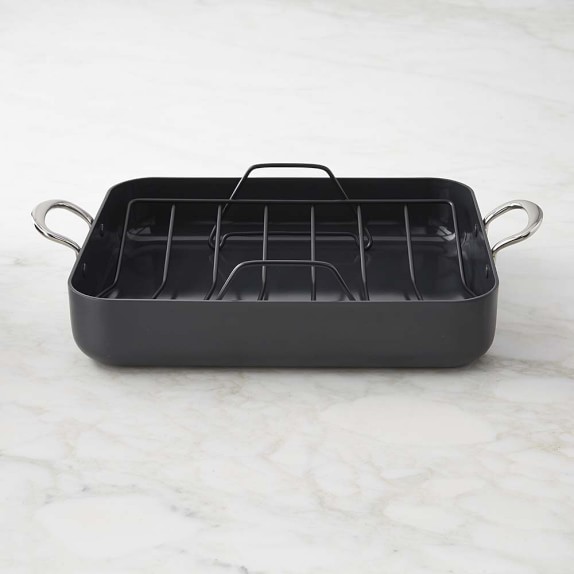 GreenPan™ Black Ceramic Nonstick Roaster Williams Sonoma