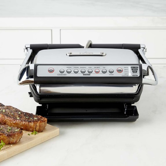 AllClad Electric Indoor Grill with AutoSense™ Williams Sonoma