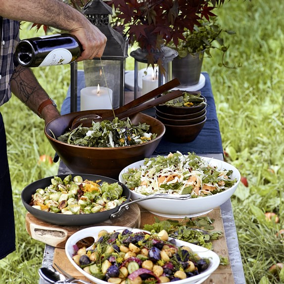 Williams Sonoma Open Kitchen Wooden Salad Servers Williams Sonoma