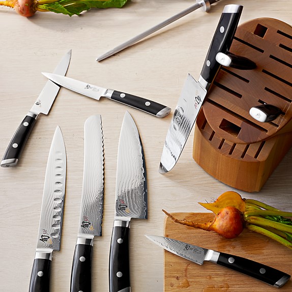 Shun Kaji 11Piece Knife Block Set Williams Sonoma