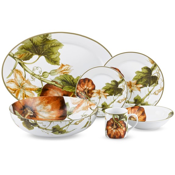 Botanical Pumpkin Dinnerware Collection Williams Sonoma