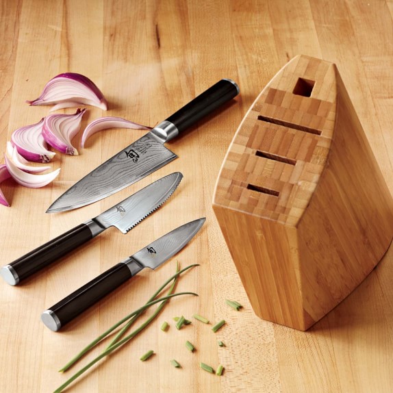Shun Classic 4Piece Knife Block Set Williams Sonoma