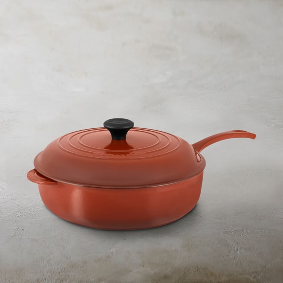 Le Creuset Signature CastIron Deep Sauté Pan Williams Sonoma