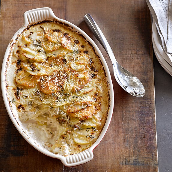 Le Creuset Heritage Stoneware Oval Gratin Williams Sonoma