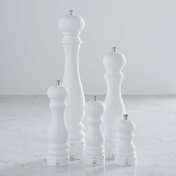 Peugeot Paris U Select White Salt & Pepper Mills Williams Sonoma
