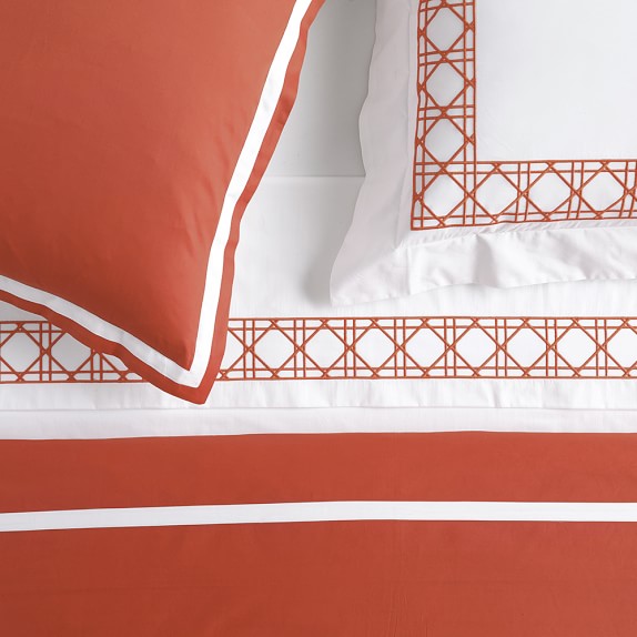 Cane embroidery bedding  williams sonoma Cane embroidery bedding  williams sonoma