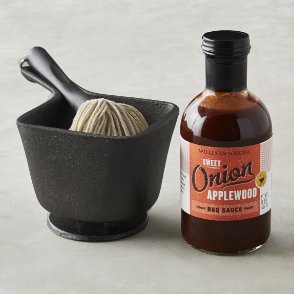 NoBurn CastIron Sauce Pot & BBQ Sauce Set Williams Sonoma