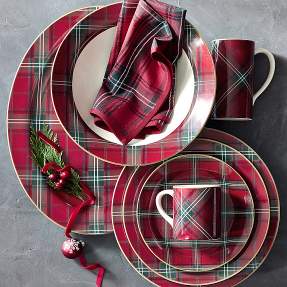 Tartan Dinner Plates Williams Sonoma