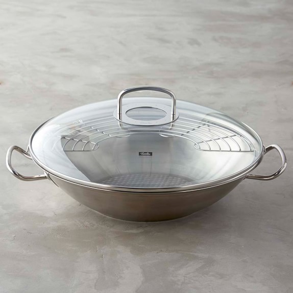 Fissler StainlessSteel Wok Williams Sonoma