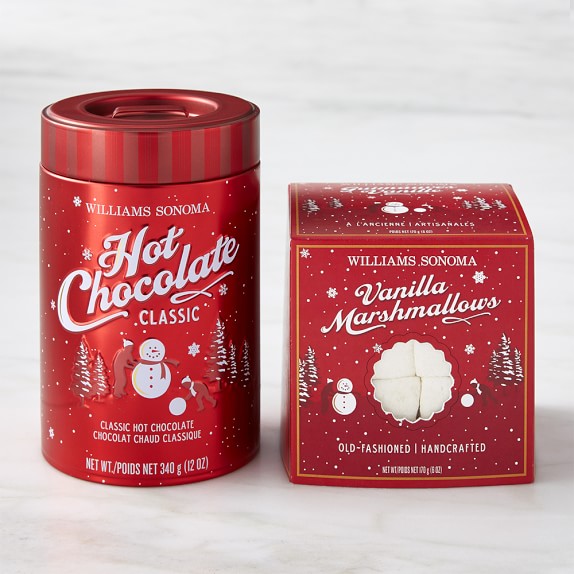 Williams Sonoma Classic Hot Chocolate & Vanilla Marshmallows Set
