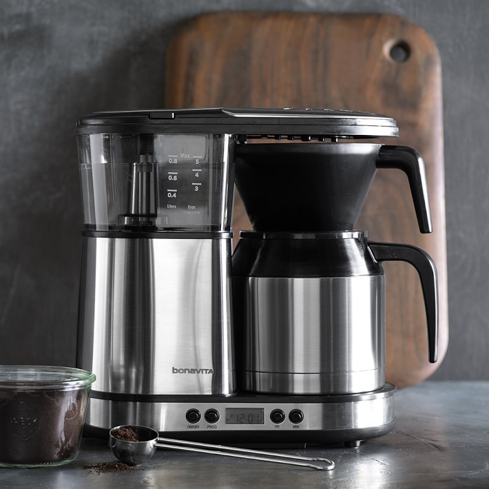 Bonavita 8 Cup Digital Brewer With Stainless Steel Carafe Bonavita 8 Cup Digital Brewer With Stainless Steel Carafe Williams Sonoma