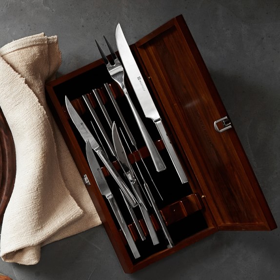 Wüsthof Stainless-Steel 10-Piece Steak & Carving Knife Set