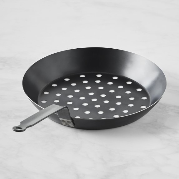 de Buyer BlueSteel Chestnut Roasting Pan Williams Sonoma