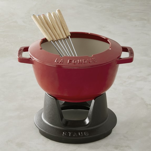 Staub CastIron Essential Fondue Pot Williams Sonoma
