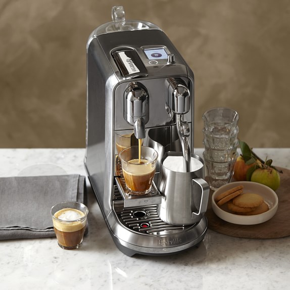 Nespresso Breville Creatista Plus Espresso Maker Williams Sonoma