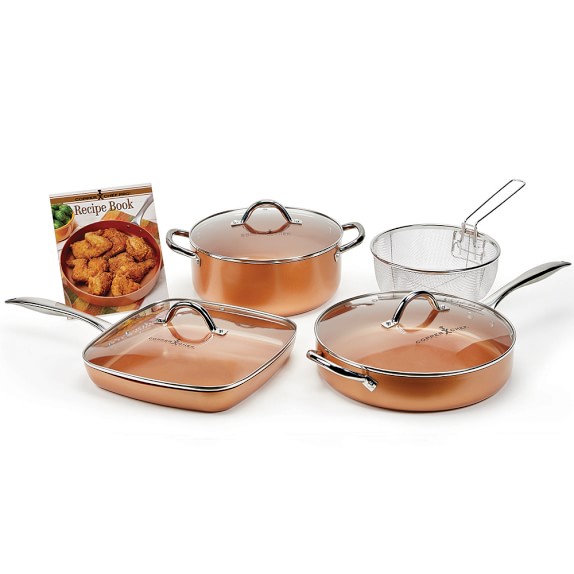 Copper Chef Professional Ceramic Nonstick Cookware Set Williams Sonoma