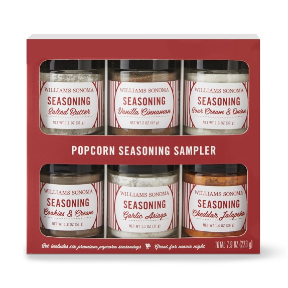 Williams Sonoma Popcorn Seasoning Library, Set of 6 Williams Sonoma