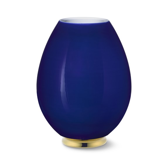 Jewel Tone and Gold Ceramic Vase, Small Williams Sonoma