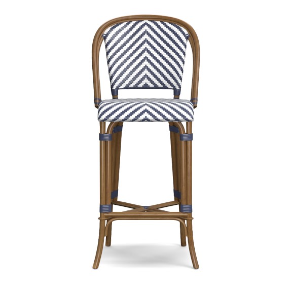 Parisian Bistro Woven Bar Stool Williams Sonoma