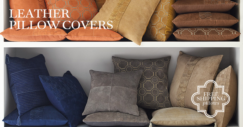 Leather Pillow Covers