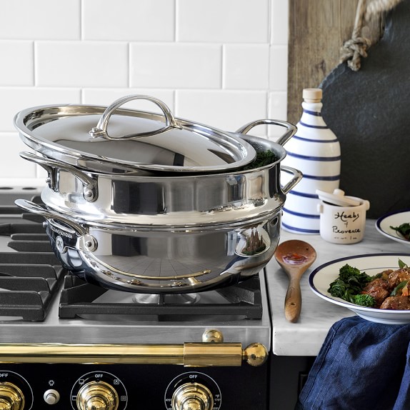 Williams Sonoma Signature Stainless Steel Steam & Braise Oven Williams Sonoma
