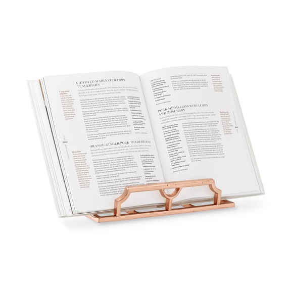 Copper Plated Iron Cookbook Holder Williams Sonoma