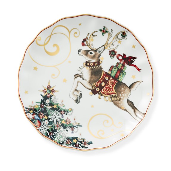 Twas the Night Before Christmas Dinner Plates, Reindeer | Williams ... Twas the Night Before Christmas Dinner Plates, Reindeer | Williams ...