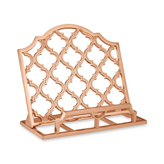 Copper Plated Iron Cookbook Holder Williams Sonoma