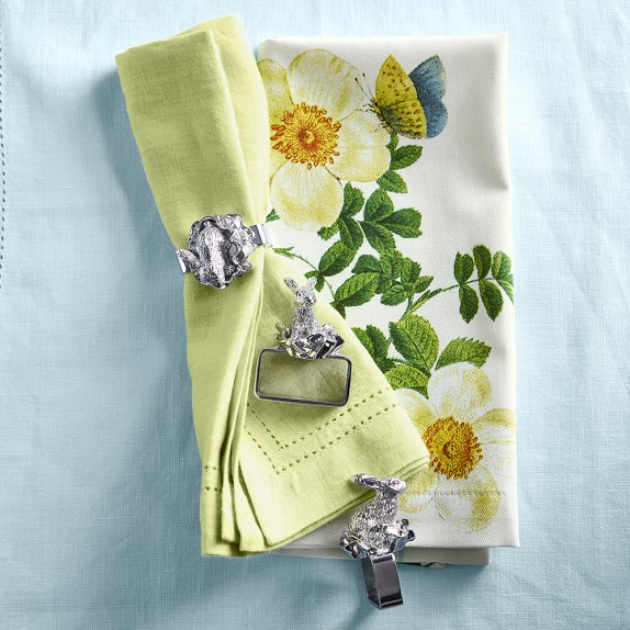 Linen Double Hemstitch Napkins Williams Sonoma