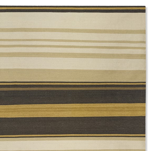Ithaca Stripe Flatweave Rug Williams Sonoma