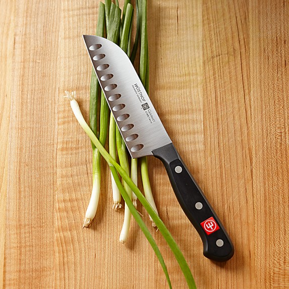 Wüsthof Gourmet HollowEdge Santoku Knife Williams Sonoma