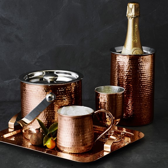 Hammered Copper Wine Chiller Williams Sonoma
