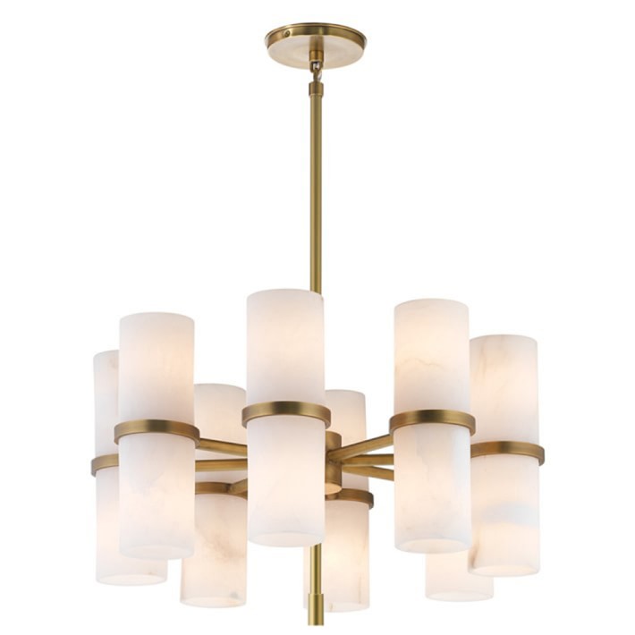 Bixby Brass And Alabaster Chandelier Williams Sonoma - Bixby Brass And Alabaster Chandelier Williams Sonoma