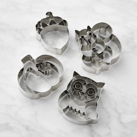 Fall Impression Cookie Cutters, Set of 4 Williams Sonoma