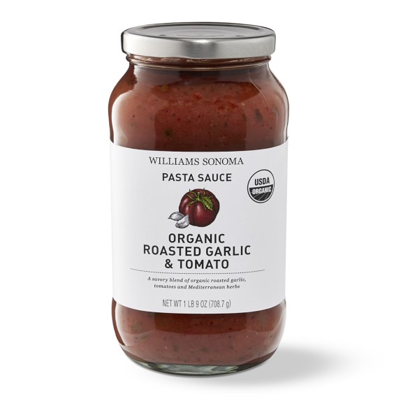 Williams Sonoma Organic Roasted Garlic Pasta Sauce Williams Sonoma
