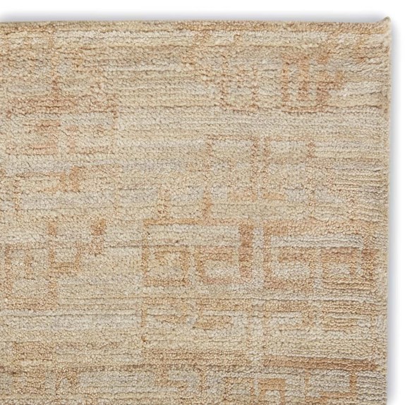 Zeba Hand Knotted Rug, Champagne Williams Sonoma