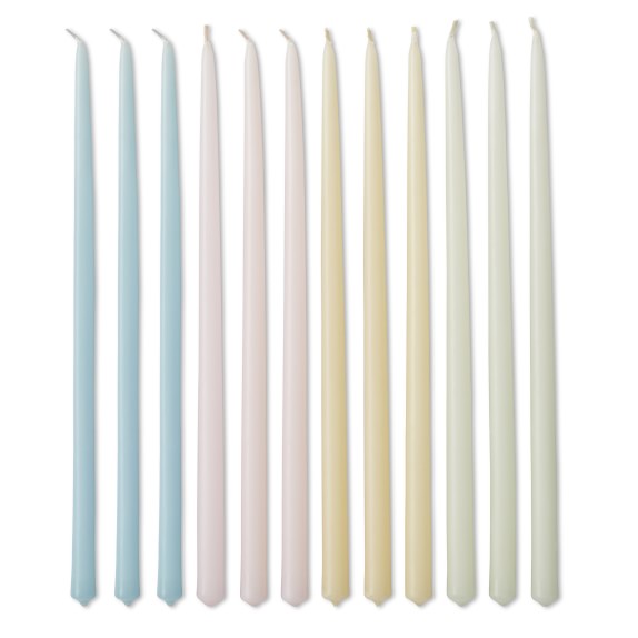 Easter Pastel Tiny Taper Candles Williams Sonoma