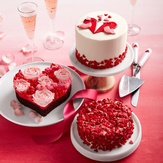 Heart Bouquet of Flowers Cake | Williams Sonoma