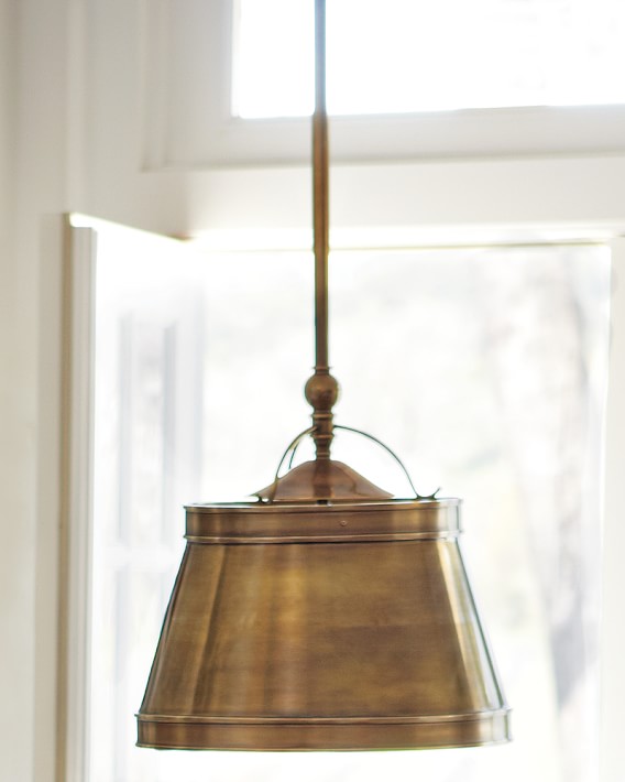 Sloane Single Pendant Lamp Antique Brass Williams Sonoma