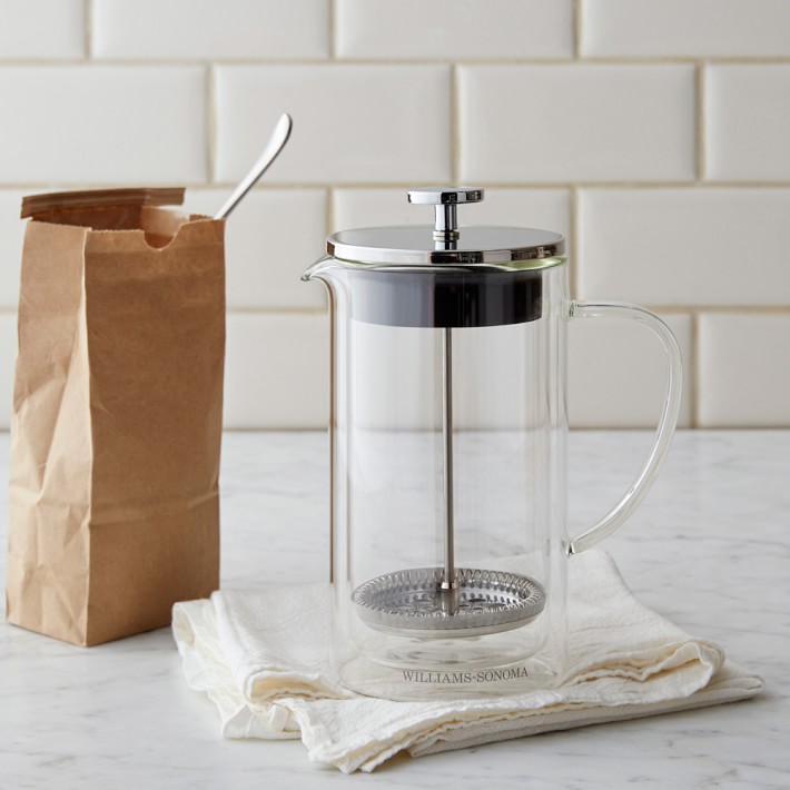 Williams Sonoma Double Wall Gl French Press
