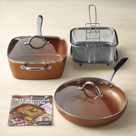 Copper Chef Professional Ceramic Nonstick Cookware Set Williams Sonoma
