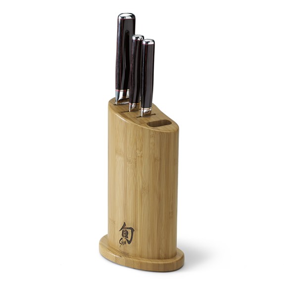 Shun Hiro 4Piece Knife Block Set Williams Sonoma