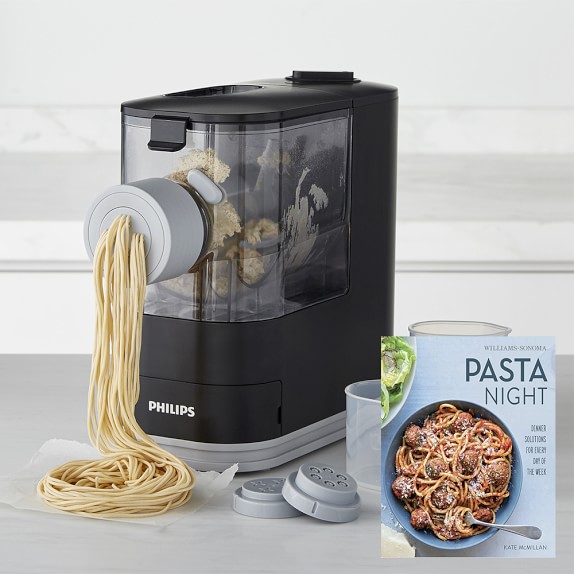 Philips Compact Pasta Maker for Two with Williams Sonoma Pasta Night