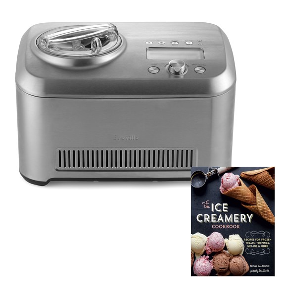 Breville Ice Cream Compressor with Williams Sonoma The Ice Creamery