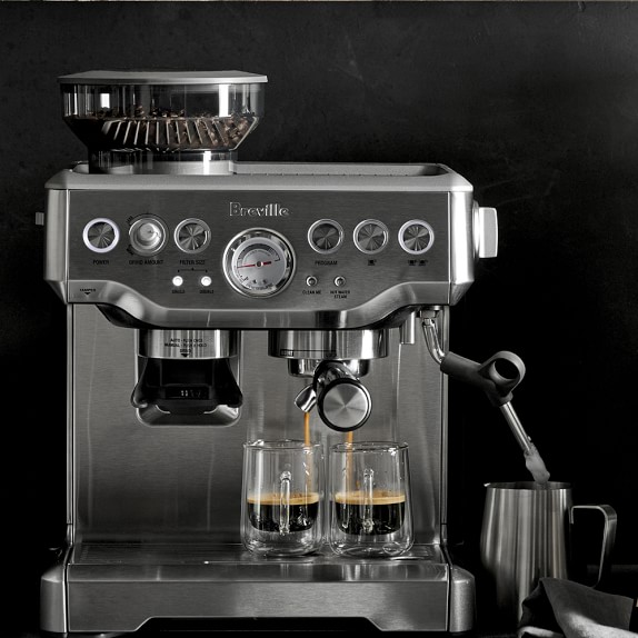 Breville Twin Boiler Espresso Maker | Williams Sonoma