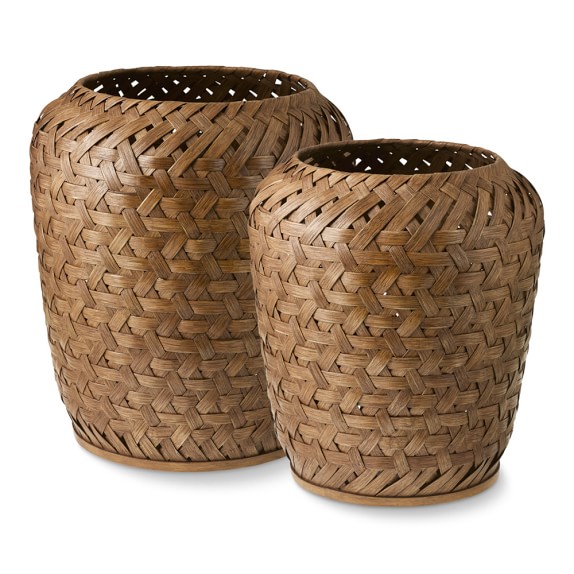Rattan Basket Williams Sonoma