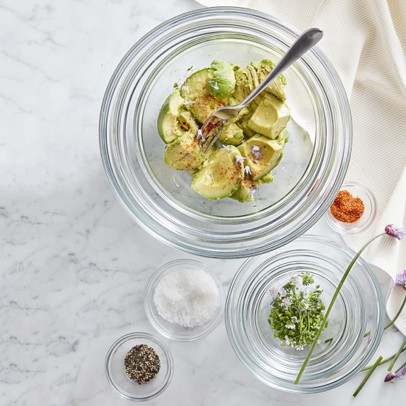 10Piece Glass Mixing Bowl Set Williams Sonoma