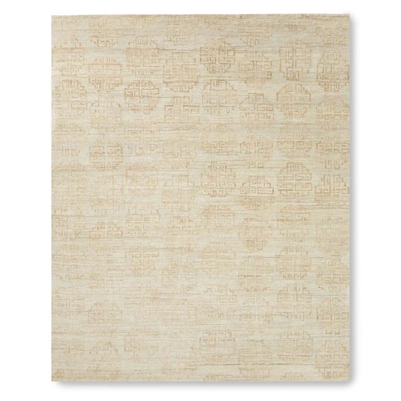 Zeba Hand Knotted Rug, Champagne Williams Sonoma